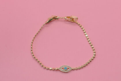 Nazar Boncuklu Ezme Bileklik