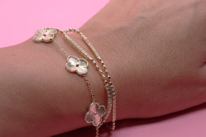 Ezme İkili Zincir Bileklik