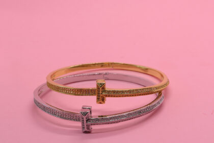 Tiff Model Rodyum Kaplama Çelik Kelepçe