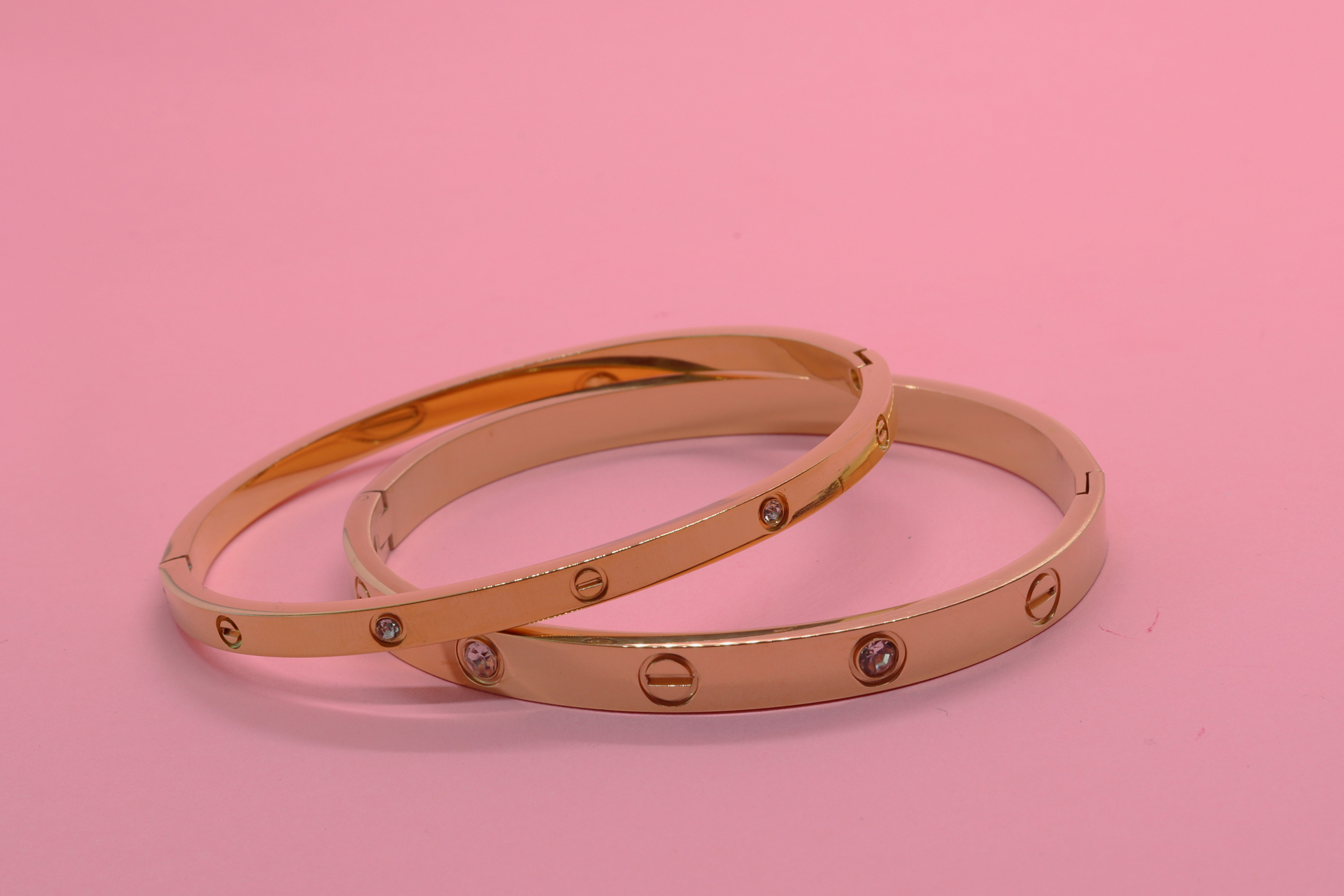 Marka Model Taşlı İnce Bilezik - Görsel 3