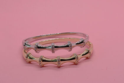 Zirkon Taşlı Kelepçe Bilezik