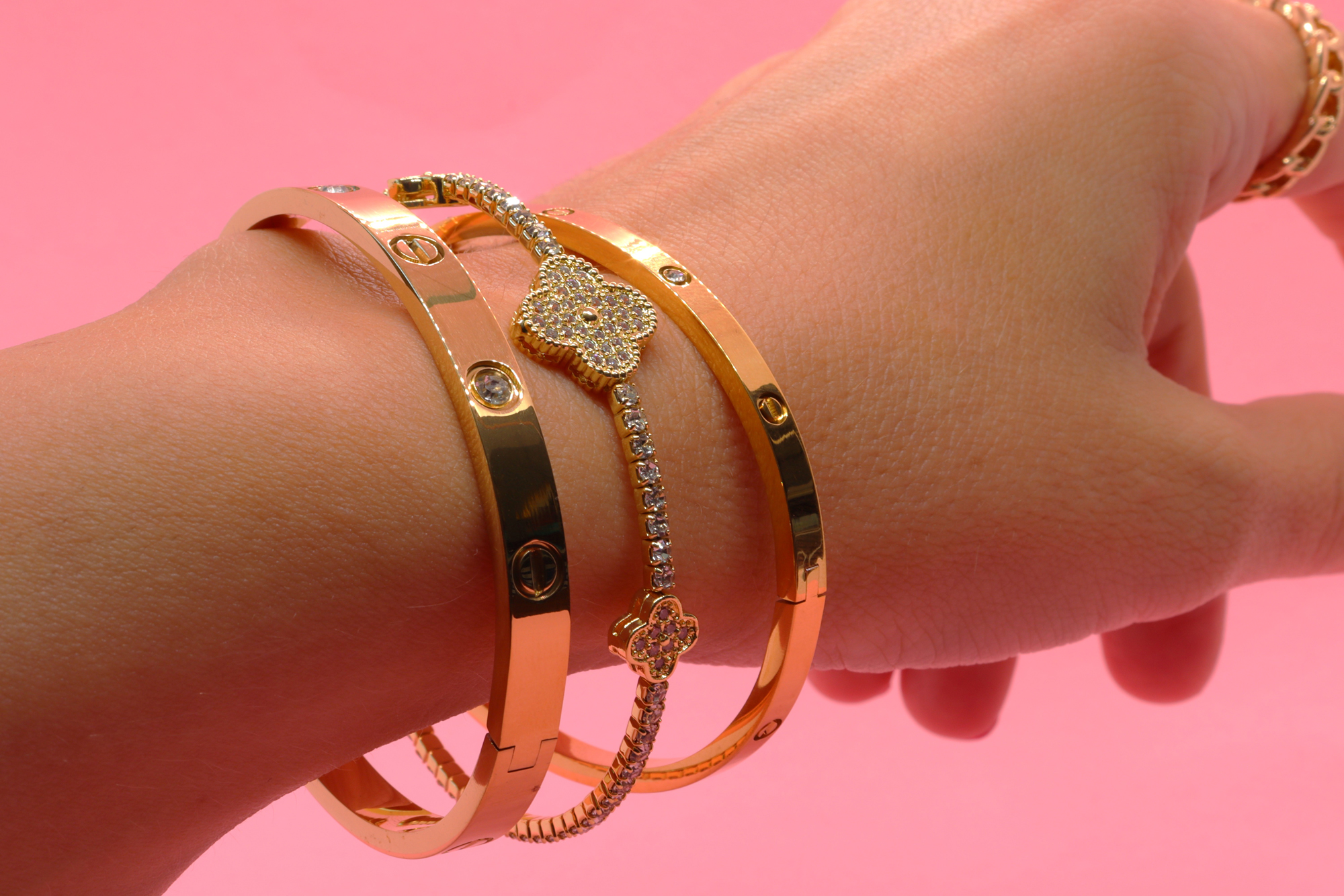 Büyük Yonca Bilezik - Görsel 3