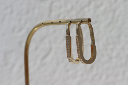 Zirkon Taşlı Küpe 14k