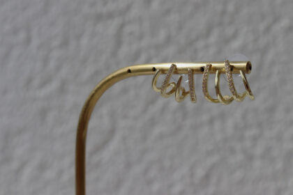 Zirkon Taşlı Küpe 14k