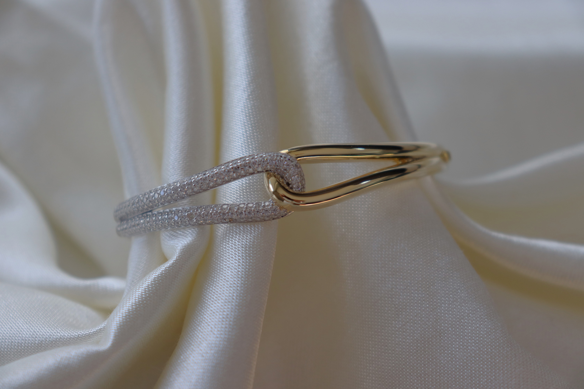 İthal Luna İthal Kelepçe Bilezik - Görsel 3