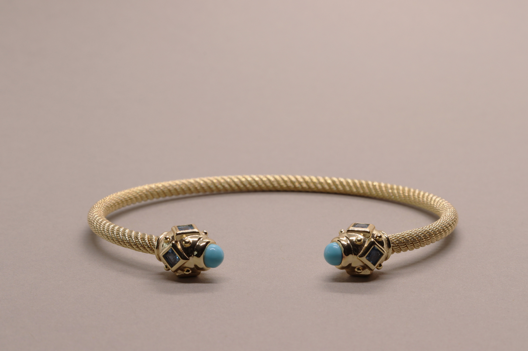 İthal Dora İkili Altın Kaplama Kelepçe Bilezik