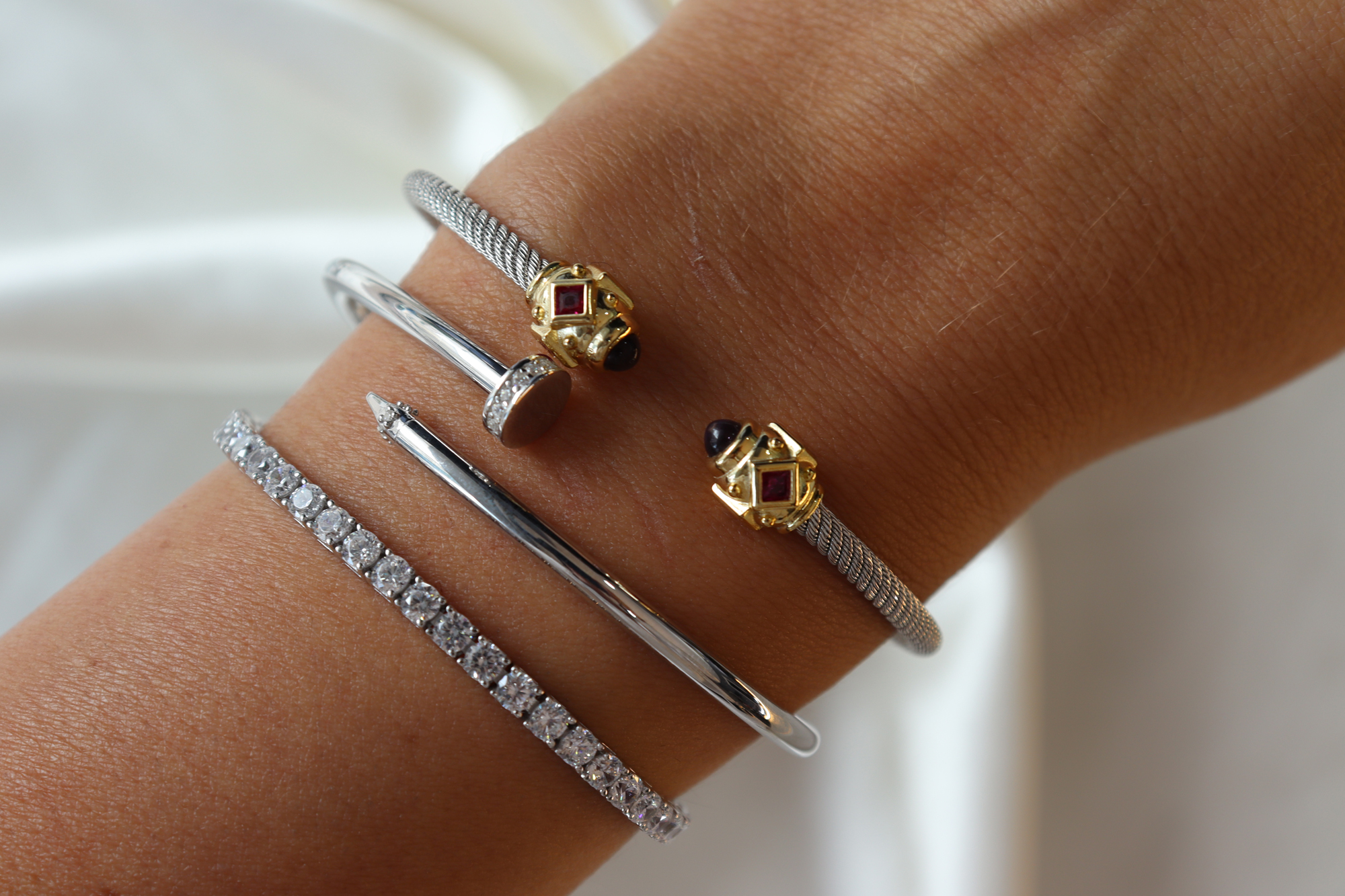 İthal Dora İkili Kelepçe Bilezik - Görsel 2