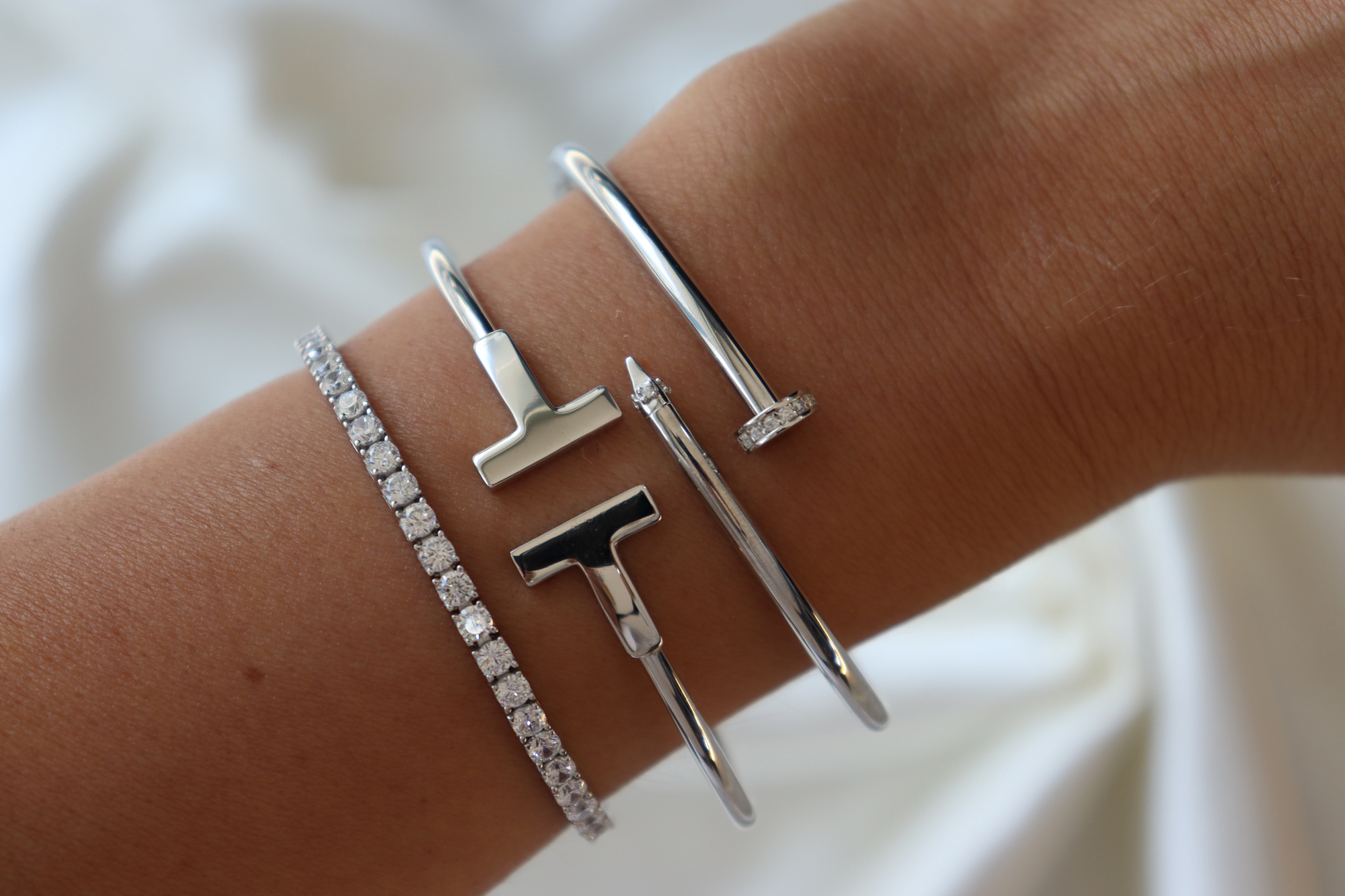 İthal Çivi Kelepçe Bilezik - Görsel 2