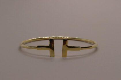 İthal T Altın Kaplama Kelepçe Bilezik