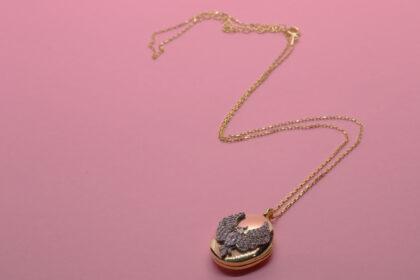 14K Altın Kaplama Anka Kuşu Kolye