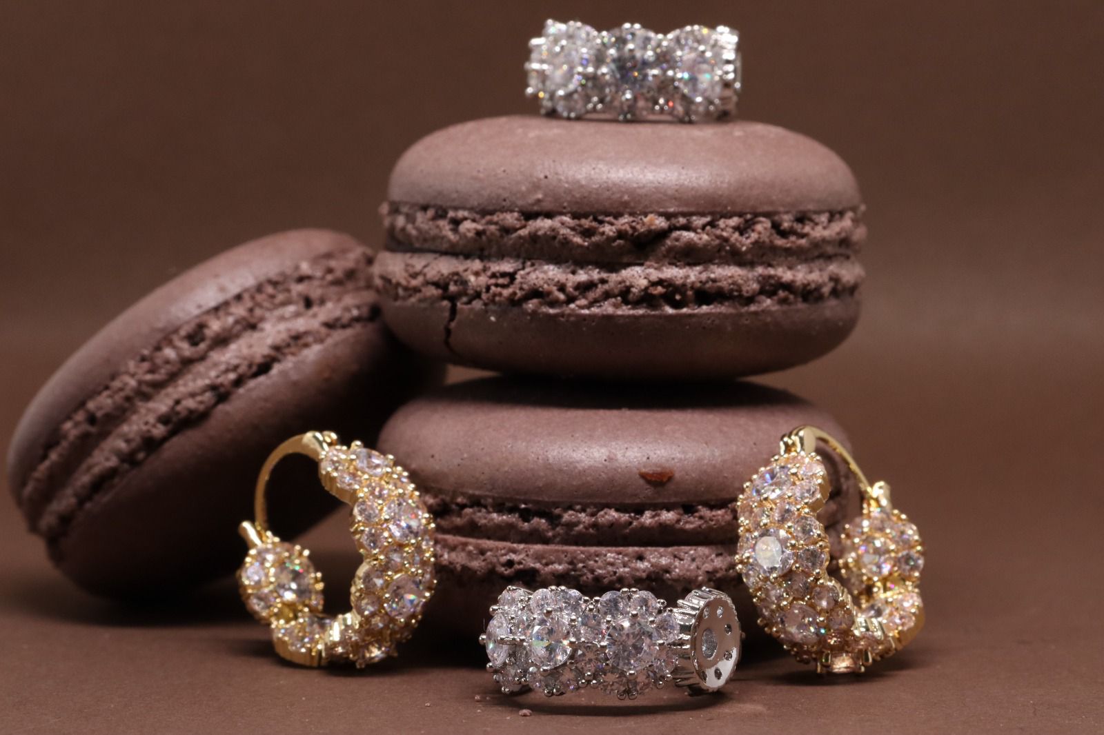 ZİRKON TAŞLI GÜMÜŞ KÜPE - Görsel 2