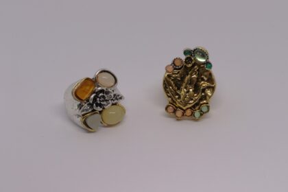 MARKA MODEL RENKLİ 2'Lİ YÜZÜK