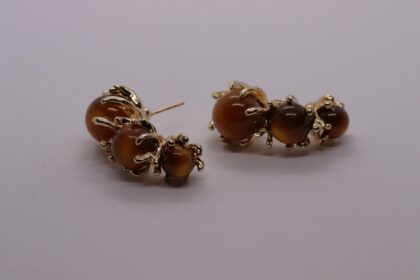 MARKA MODEL KAHVERENGİ KÜPE