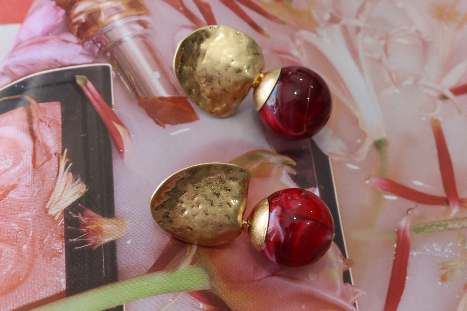 GOLD VİŞNE KÜPE - Görsel 8