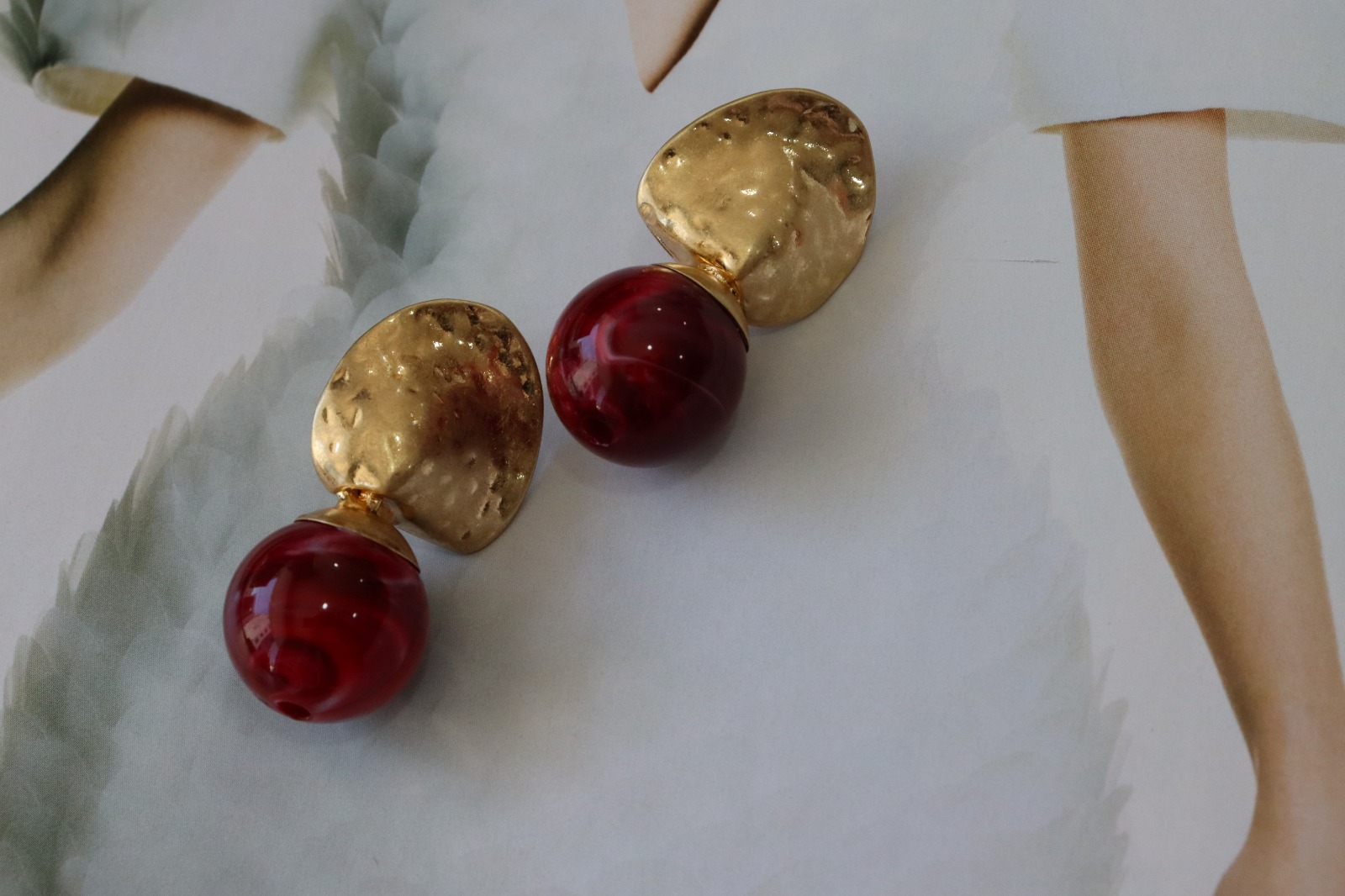 GOLD VİŞNE KÜPE - Görsel 6