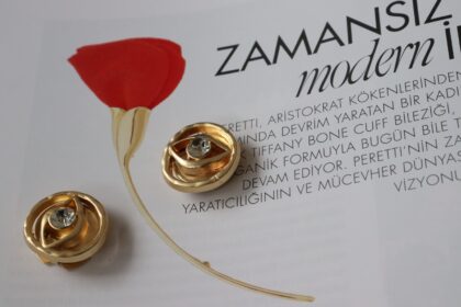 GOLD GÖZ BROŞ 2'Lİ