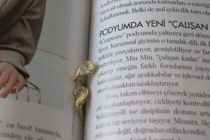 ALTIN KAPLAMA DAMLA KÜPE